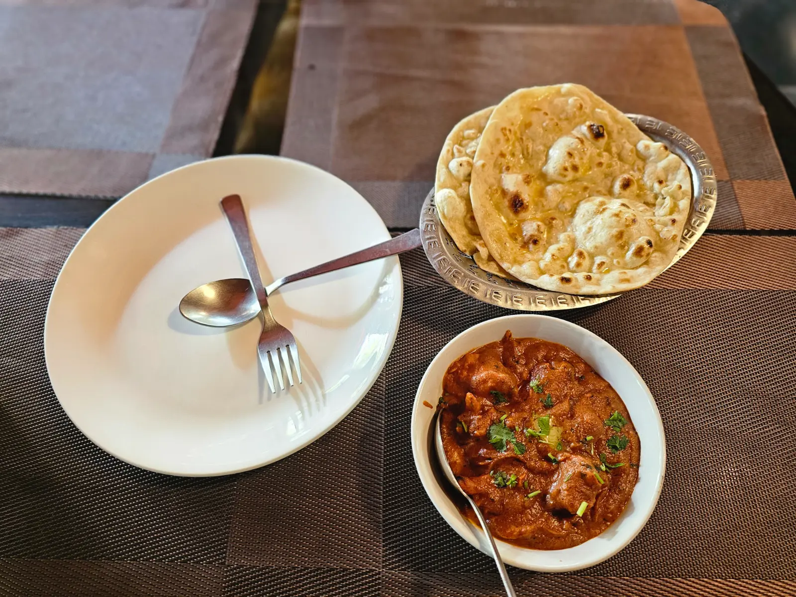 butter chicken presentation - fern's by kate's