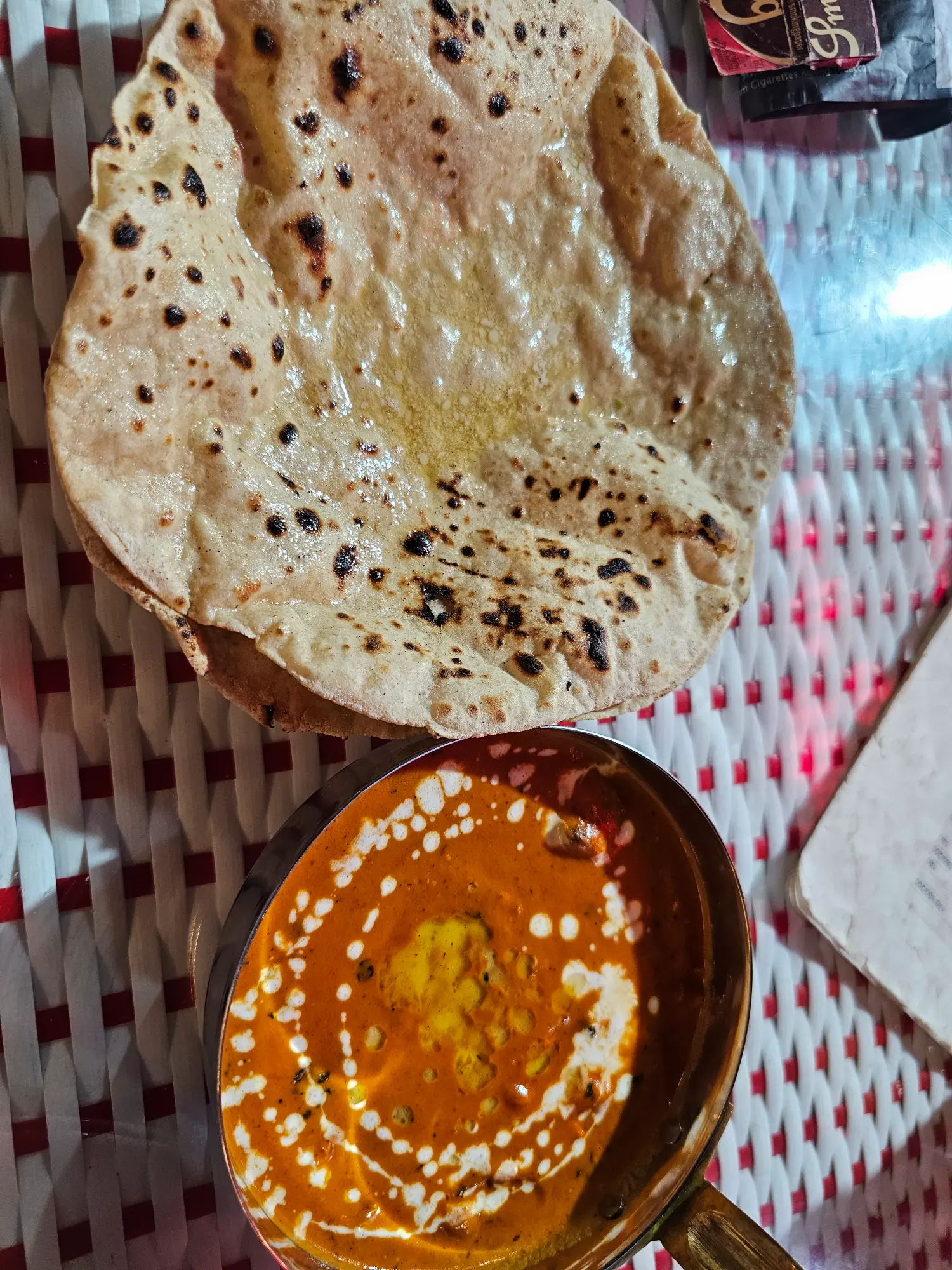 butter chicken with chapati - cleffs multi cuisine