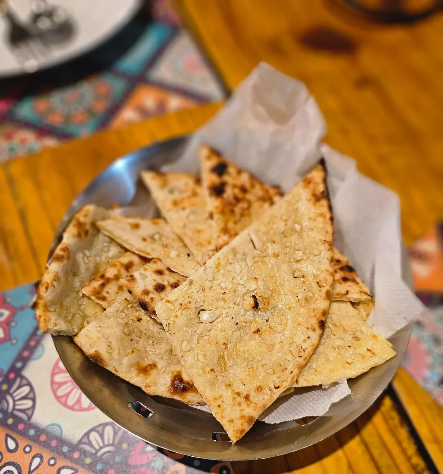 cheese garlic naan salt n pepper
