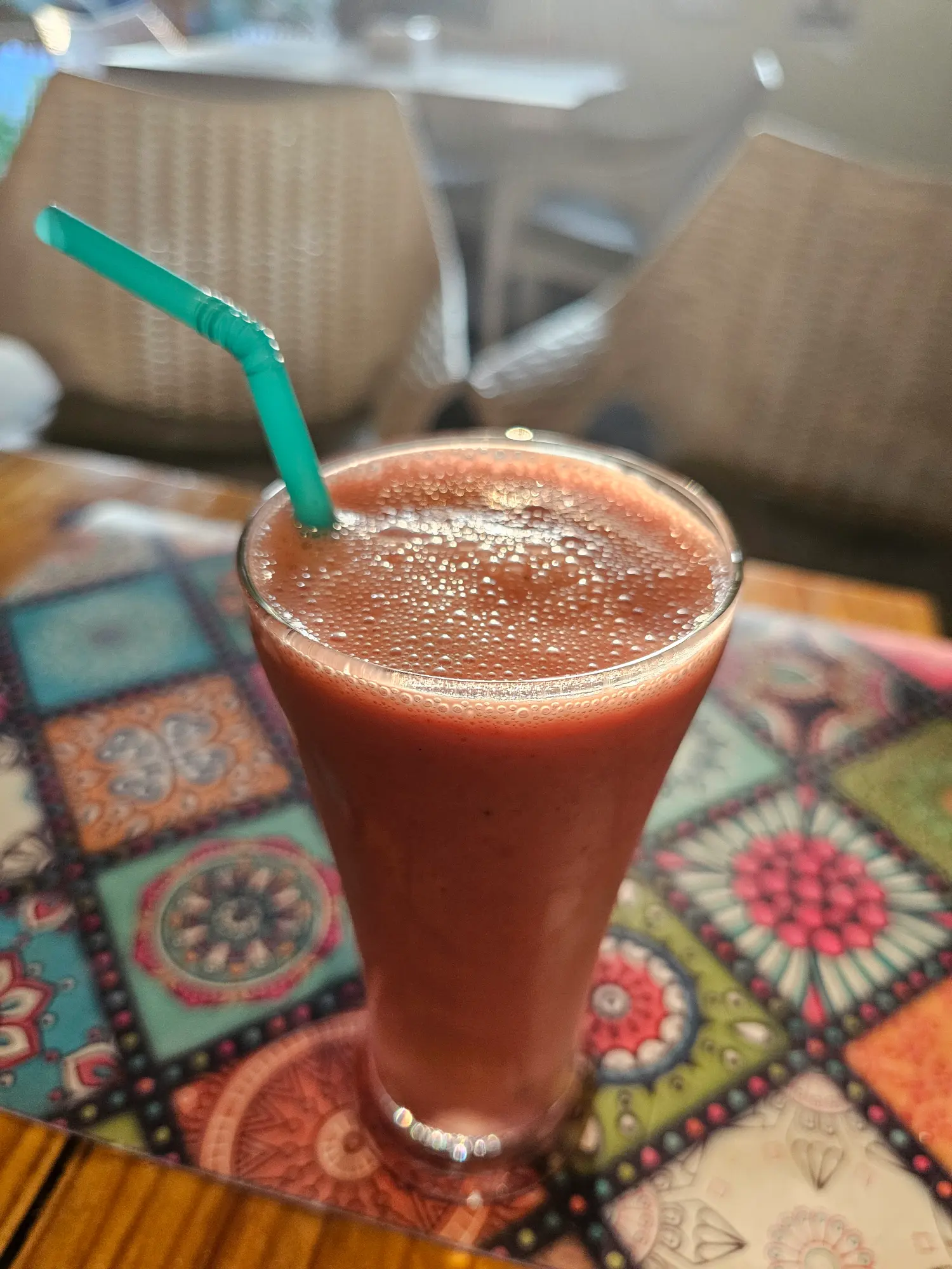 strawberry lassi - salt n pepper